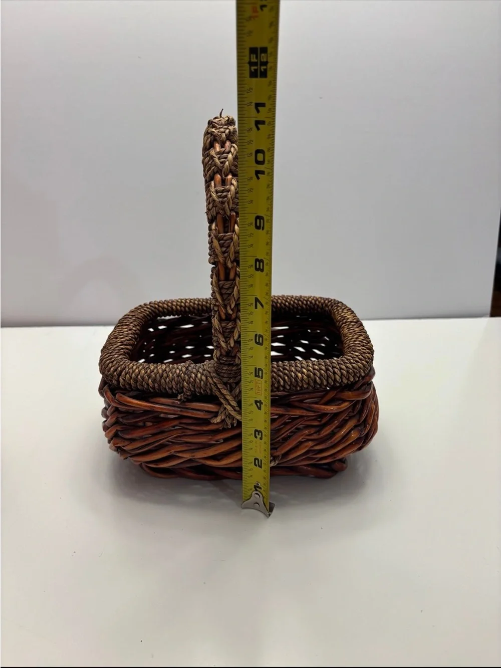 Woven Basket with Handle - Home Decor Storage